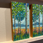 Load image into Gallery viewer, Aspens in the Spring by Sydney Lund
