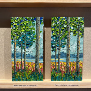 Aspens in the Spring by Sydney Lund