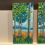 Load image into Gallery viewer, Aspens in the Spring by Sydney Lund
