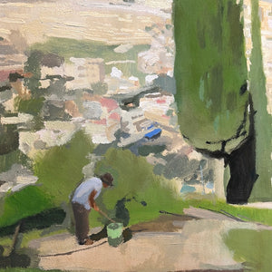 Gardener in Jerusalem by J. Kirk Richards