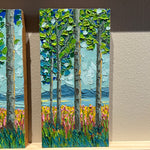Load image into Gallery viewer, Aspens in the Spring II by Sydney Lund
