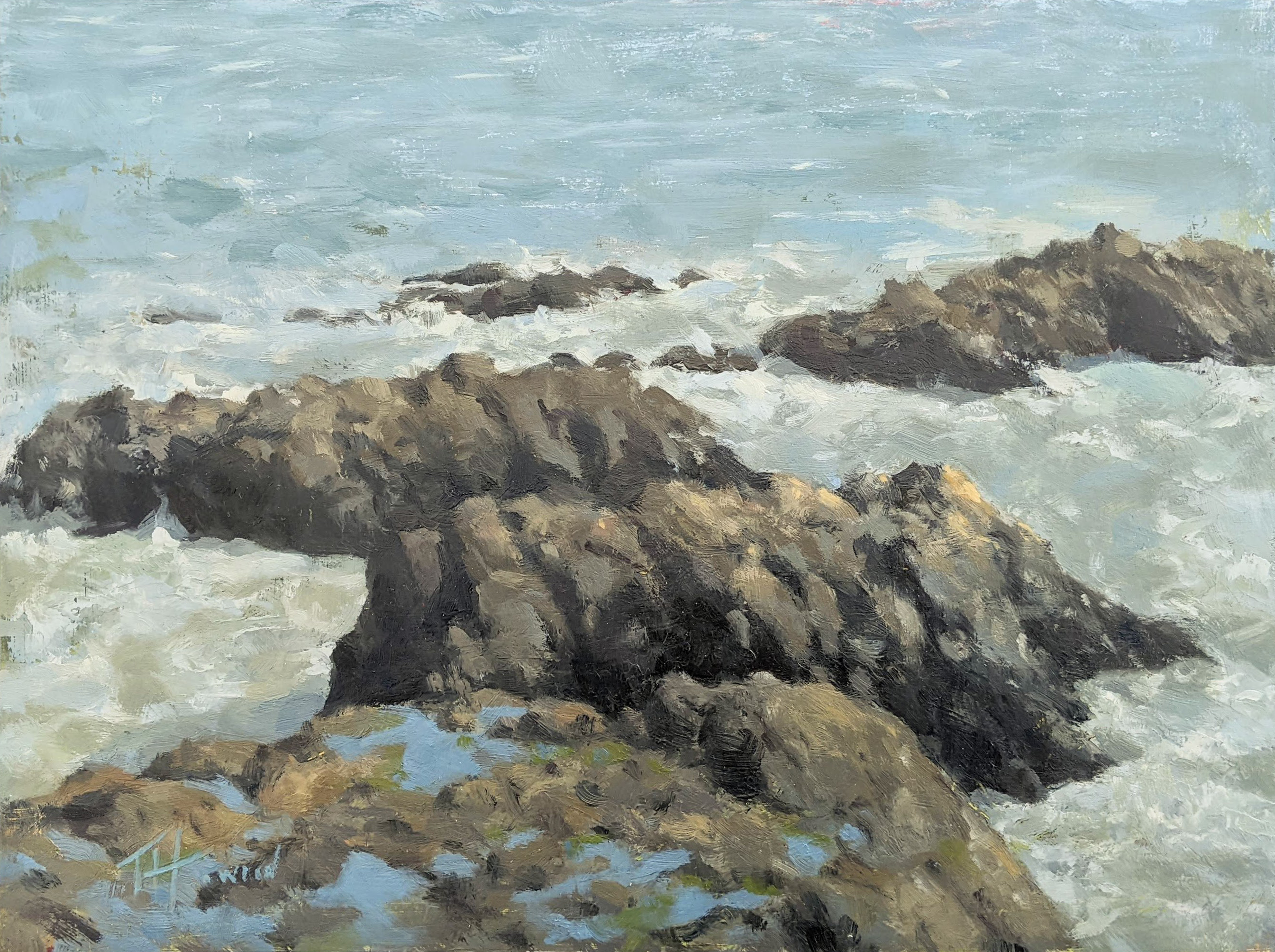 Sea Rocks by Trevor Howard