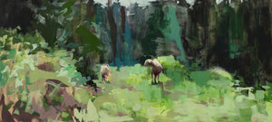 Sheep and Porcinis by Mark Crenshaw