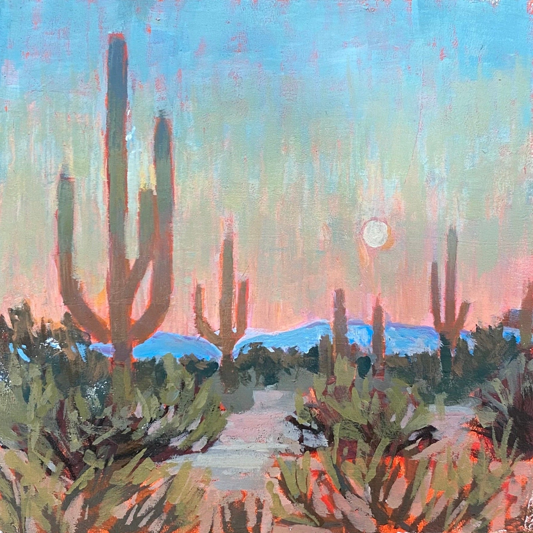 Saguaro Sunset by Sarah Anne Wilson