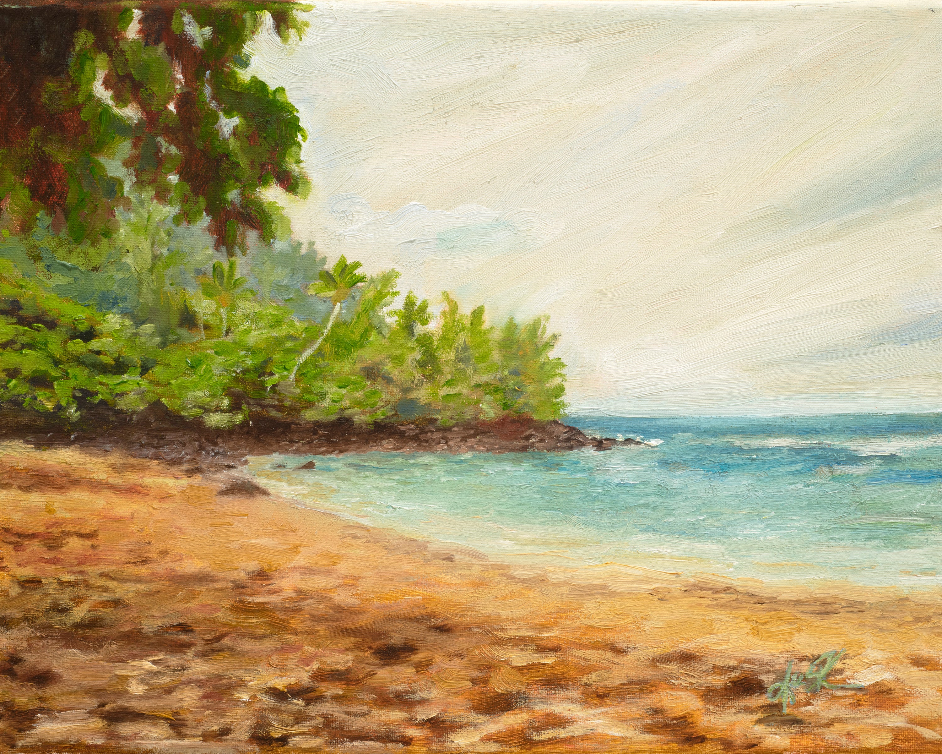 Ke’e beach by Allie Occon