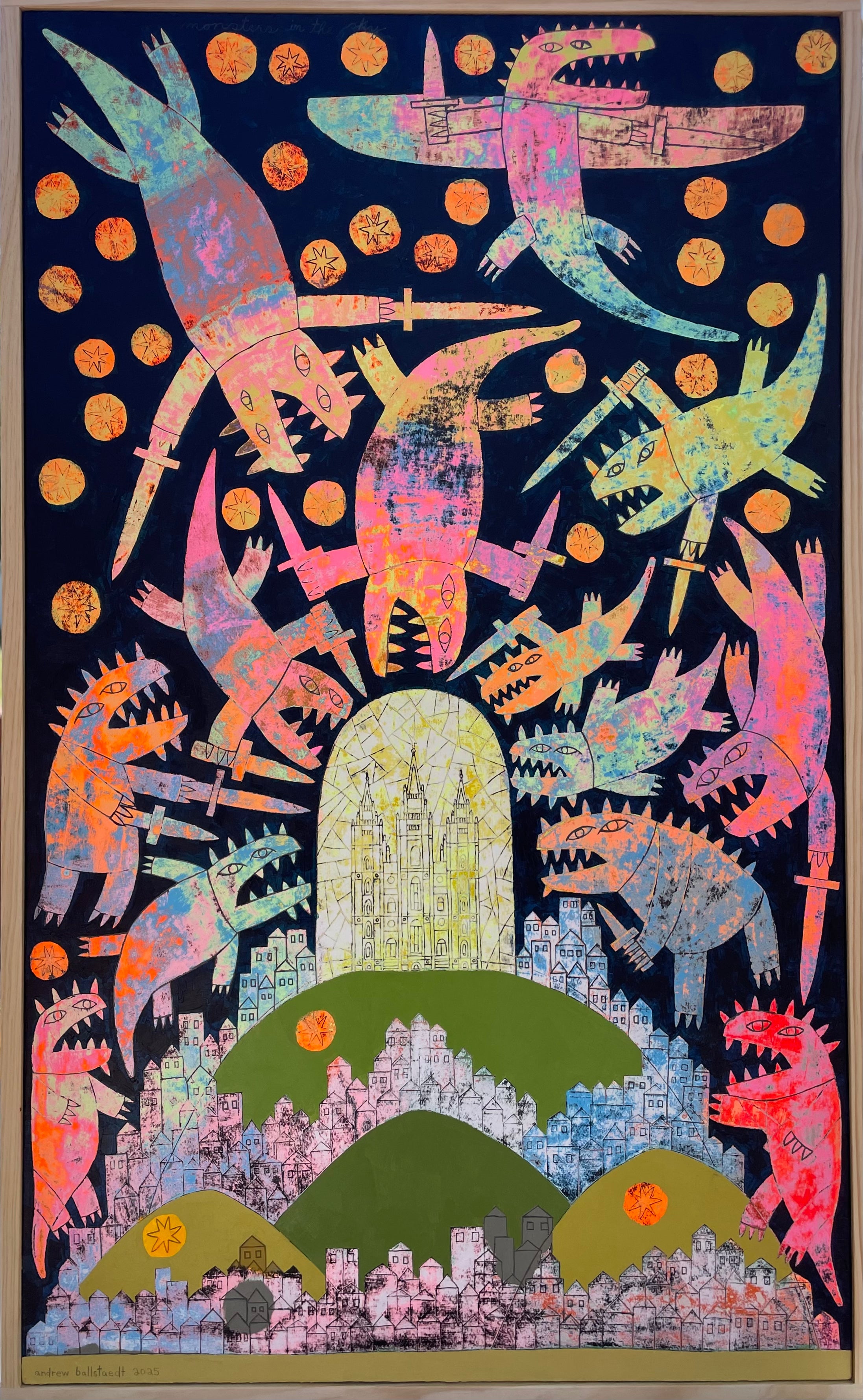 Temple with Monsters in the Sky, Andrew Ballstaedt
