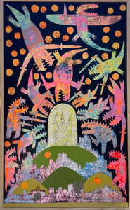 Temple with Monsters in the Sky, Andrew Ballstaedt