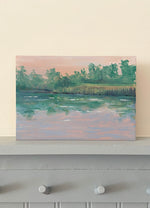 Load image into Gallery viewer, After Dinner Walk near the Lake by Jaime Arlene
