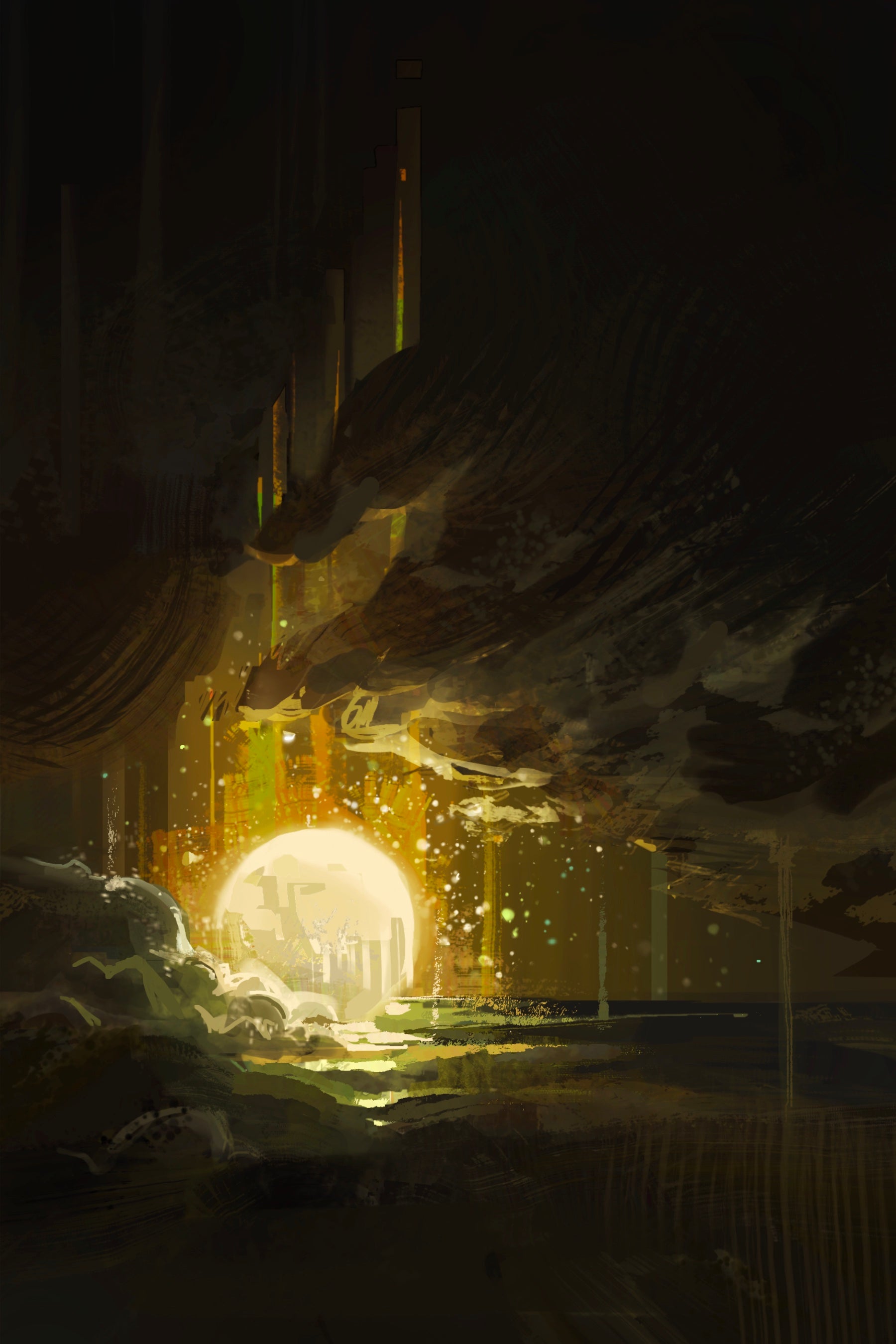 The Moon at rest by Jessica Davila