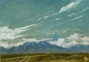 Corinne Sonderegger, Plein Air Looking Over 2100