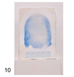 Load image into Gallery viewer, Works on Paper (5 x 7): Cristo (Blue Veil) Series
