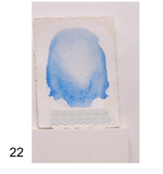 Load image into Gallery viewer, Works on Paper (5 x 7): Cristo (Blue Veil) Series
