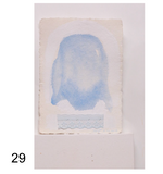 Load image into Gallery viewer, Works on Paper (5 x 7): Cristo (Blue Veil) Series
