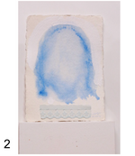 Load image into Gallery viewer, Works on Paper (5 x 7): Cristo (Blue Veil) Series
