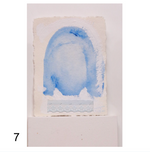 Load image into Gallery viewer, Works on Paper (5 x 7): Cristo (Blue Veil) Series
