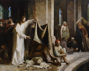 Master Copy of Christ Healing the Sick at Bethesda by Carl Bloch, Andrew Payne