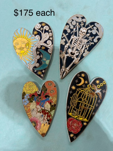 $175 Ceramic Hearts by Sadie Joy Muhlestein