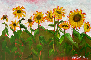 Repentant Sunflowers by Anita Eralie Schley