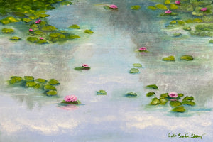 Waterlily Pond by Anita Eralie Schley