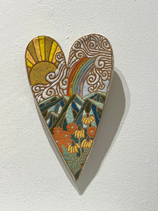 $150 Ceramic Hearts by Sadie Joy Muhlestein