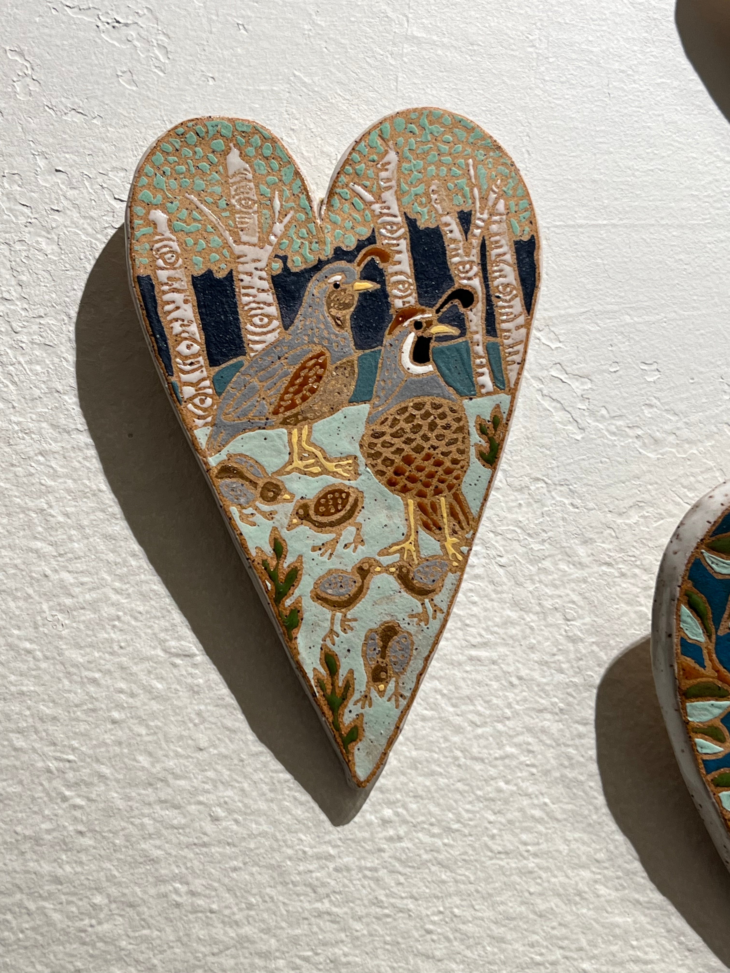 $150 Ceramic Hearts by Sadie Joy Muhlestein