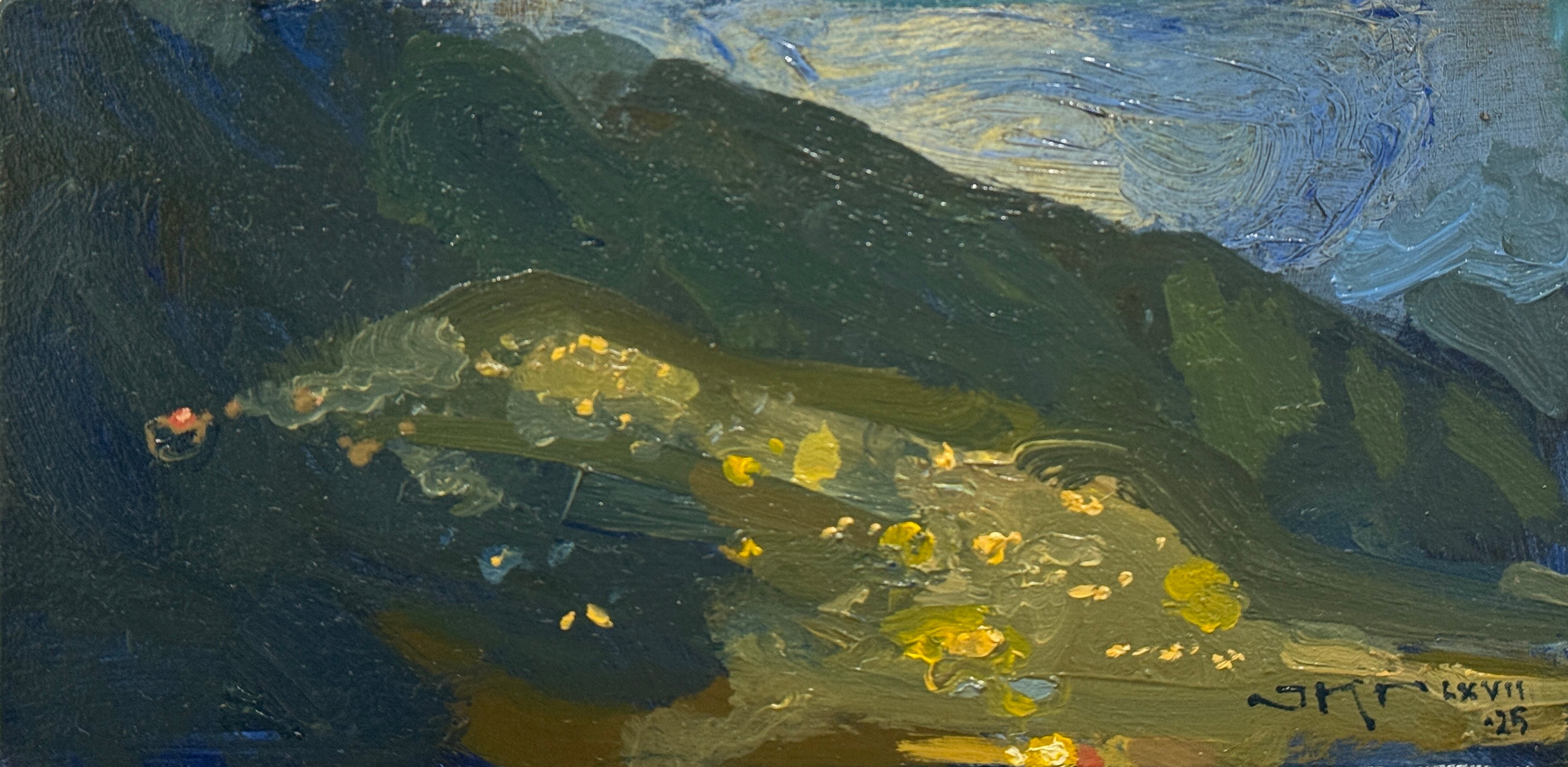 J. Kirk Richards, Night Study Woodland Hills
