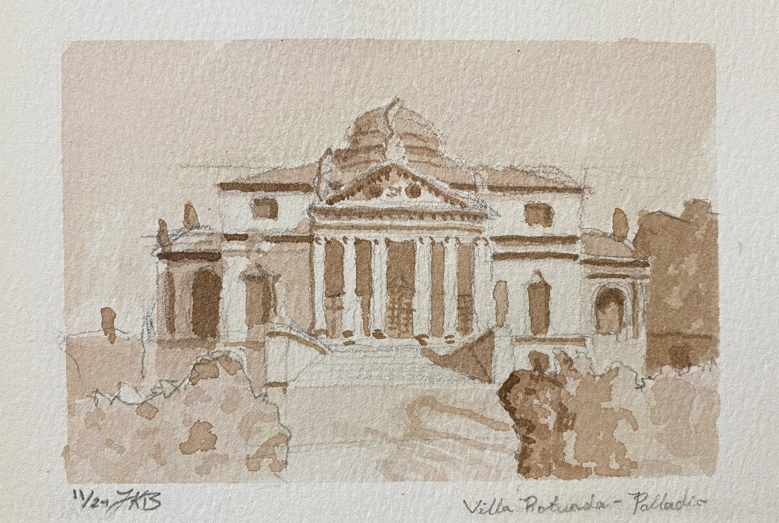 Villa Rotunda Study, Jared Keith Bradshaw