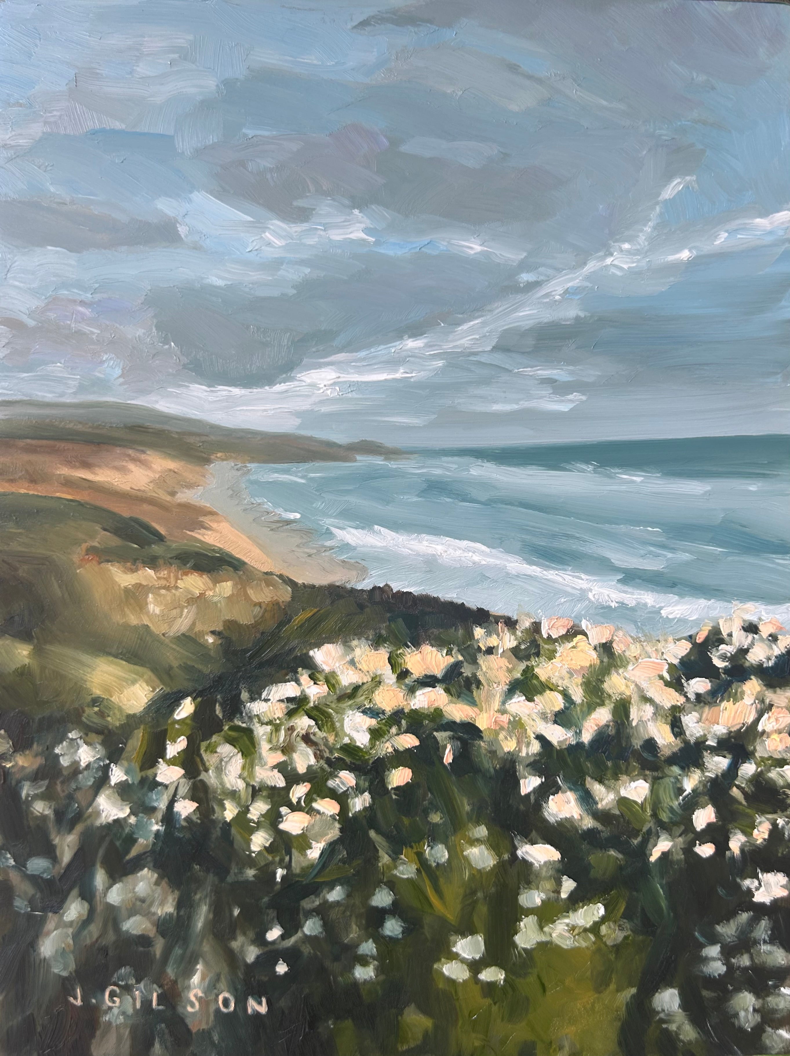 Jen Gilson, Evening Walk to Crystal Cove
