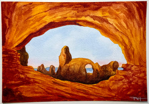 Paige Holden, Sunset on the Rocks