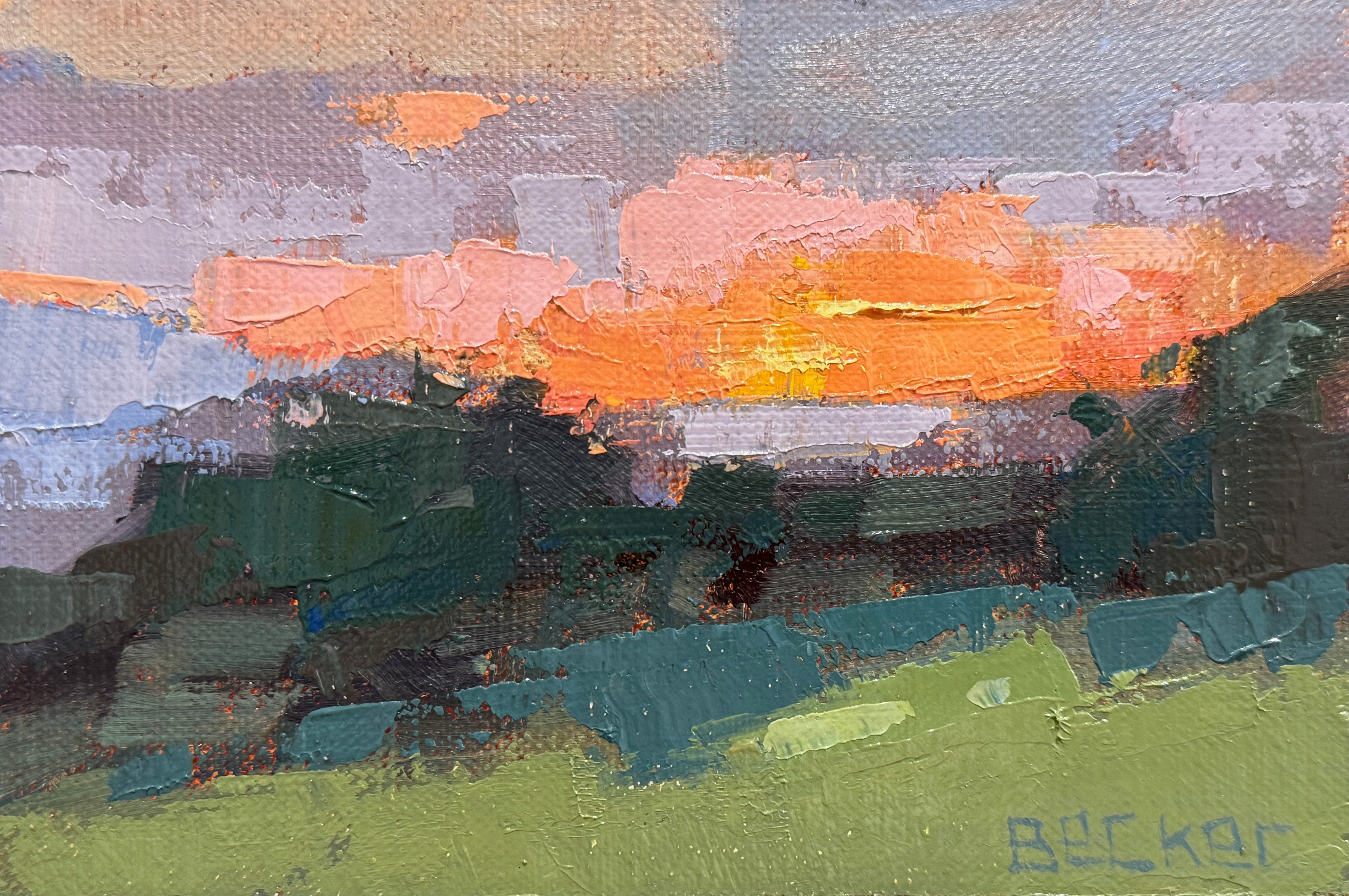 Salt Lake Sunset, Anne Becker