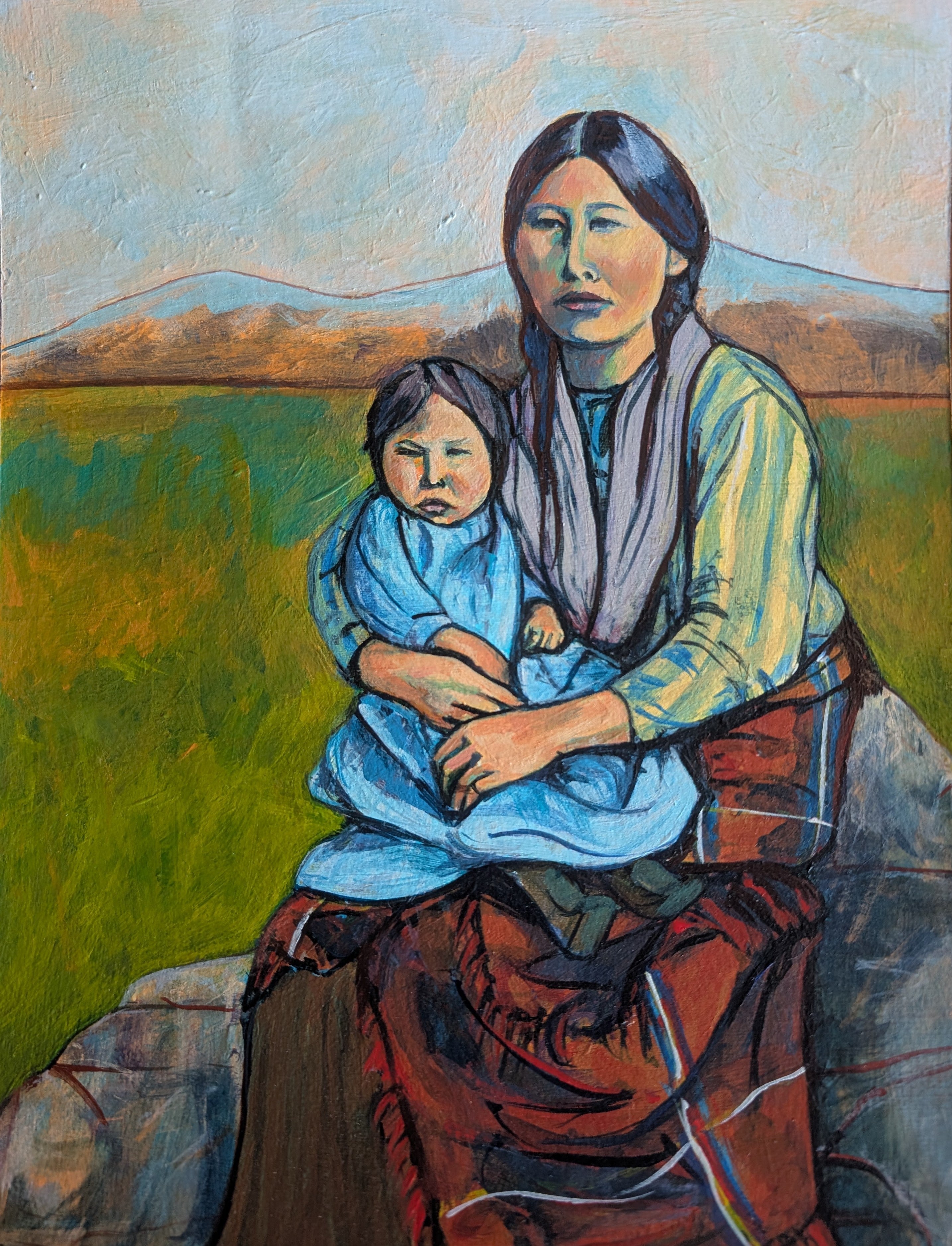 A Native American Mother, Sarah Maynard