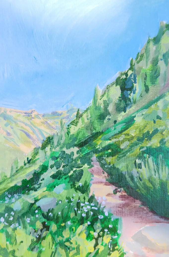 Sarah McDonald, Lake Blanche Trail