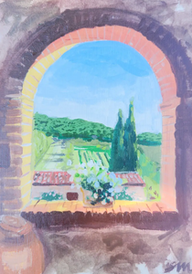 Sarah McDonald, View from the Villa Cugnanello