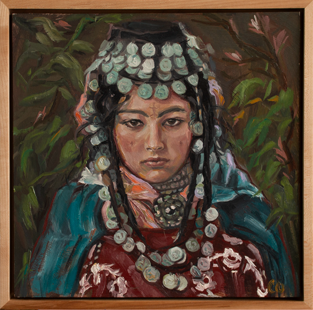 Indian Village Girl, Cora Oaks
