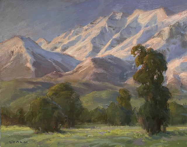 Trijsten Leach, Spring Sunset on Timpanogos