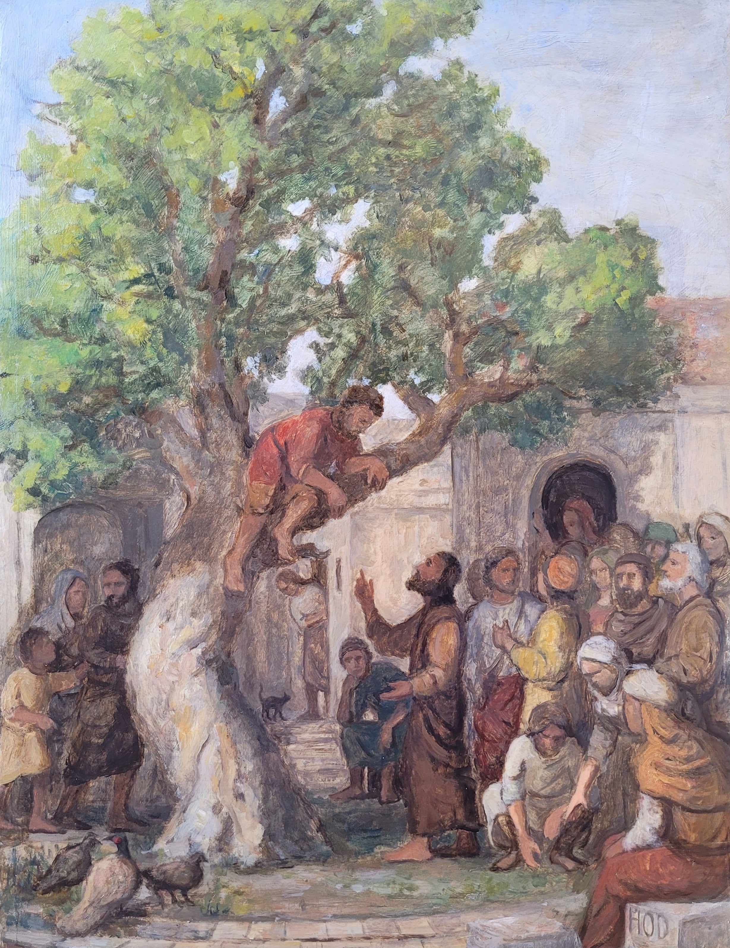 Zacchaeus by  Henry DeGroff