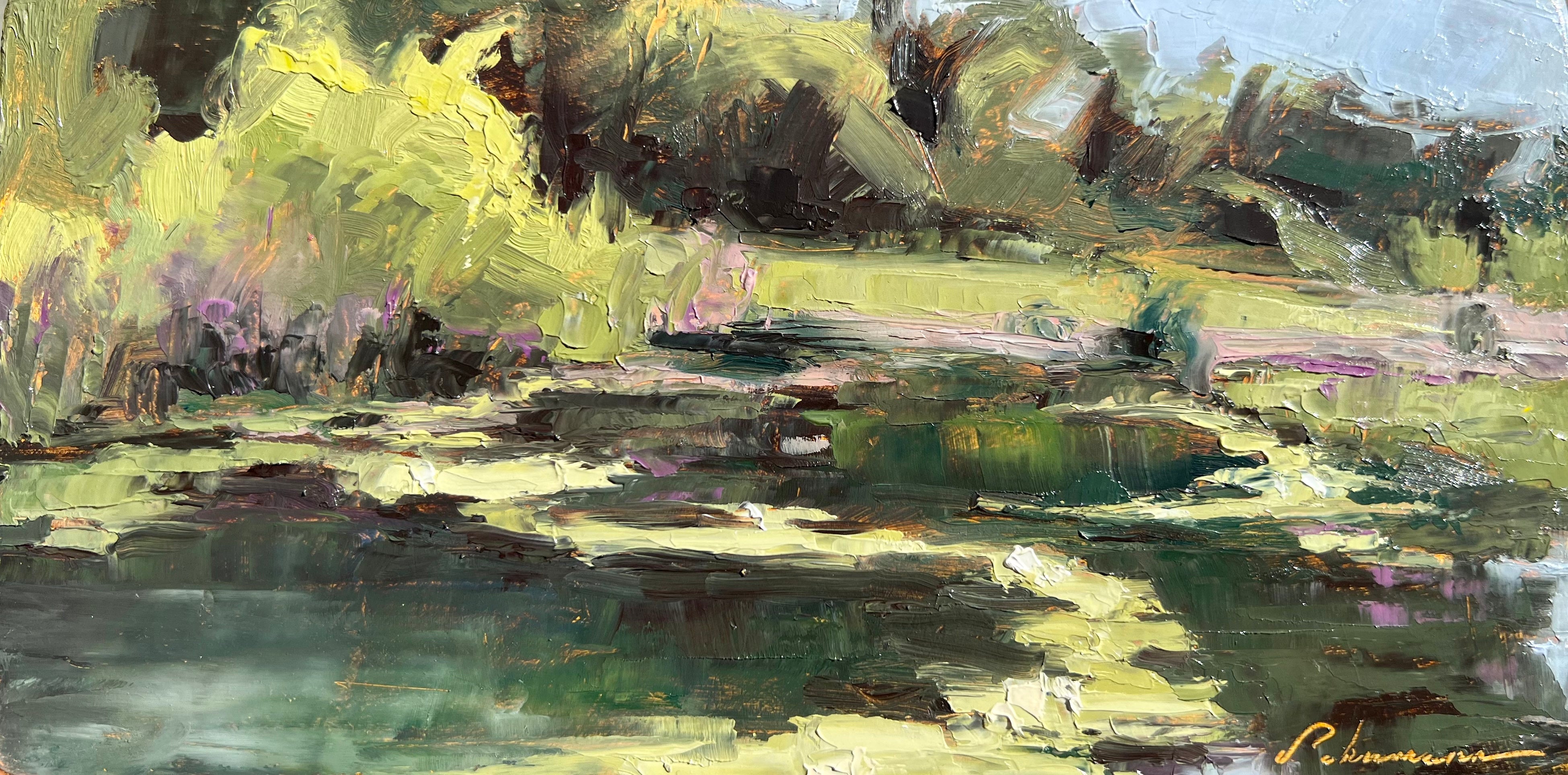 Moss and Water Lilies  by Tausha Schumann