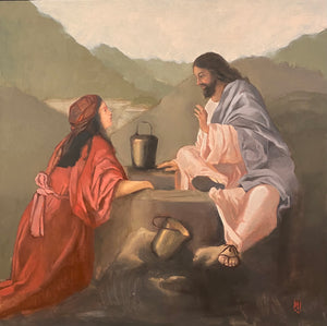 Christ and the Woman at the Well by Jeanette Lee