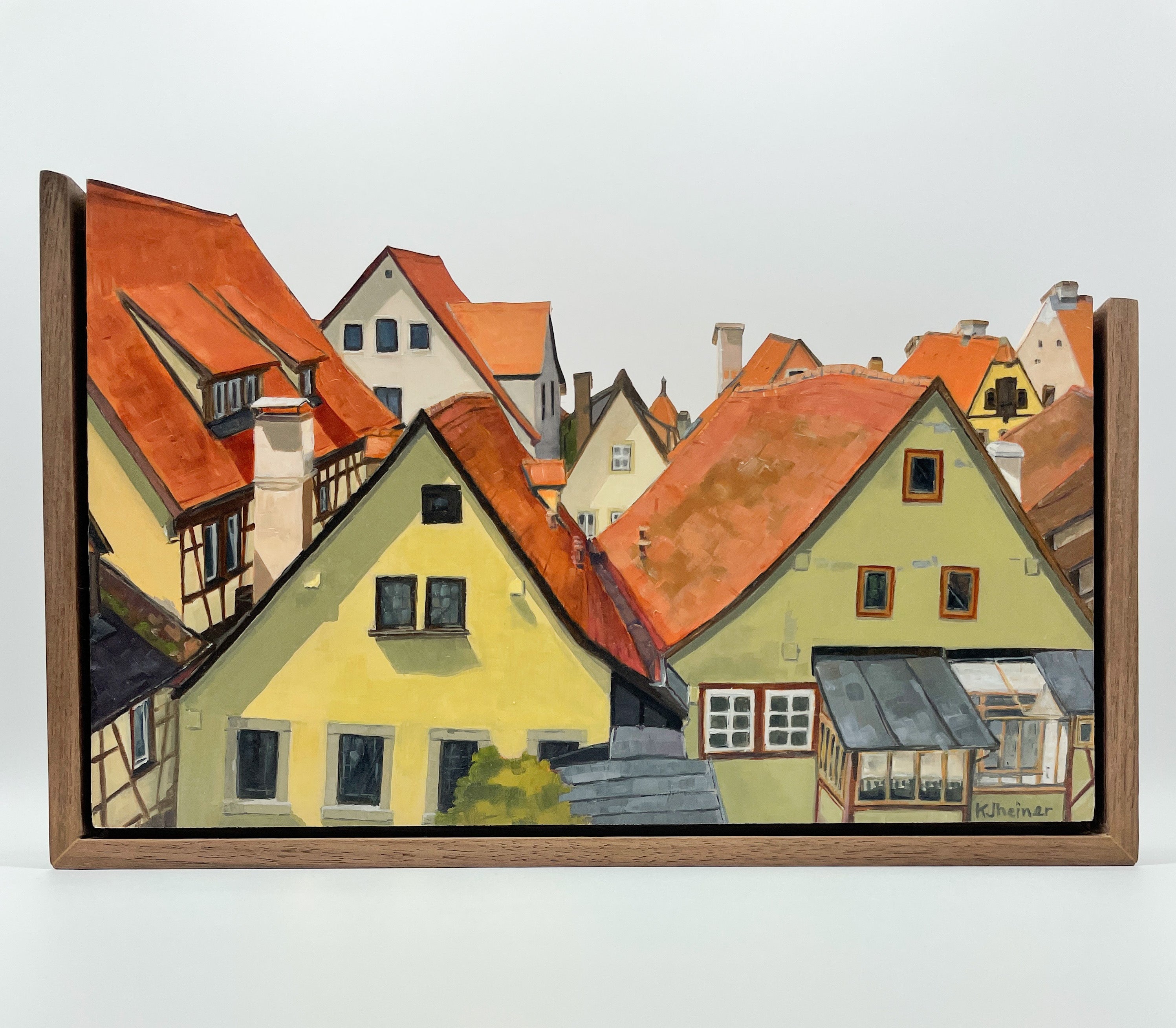 Tower Wall Skyline, Rothenburg ob der Tauber by Katie Heiner Shupe