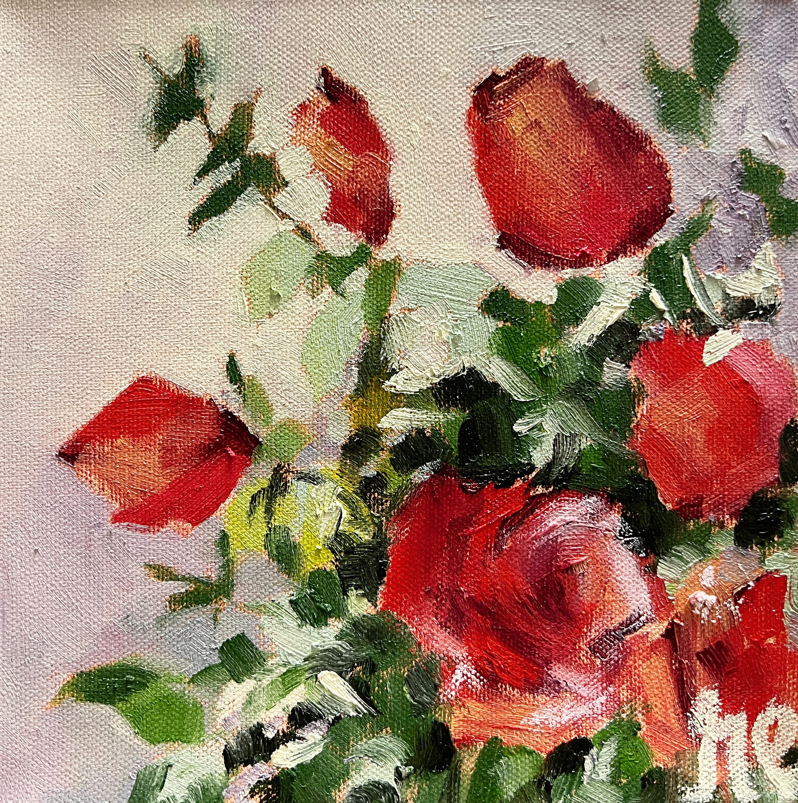 Red Roses by Rozina Essani