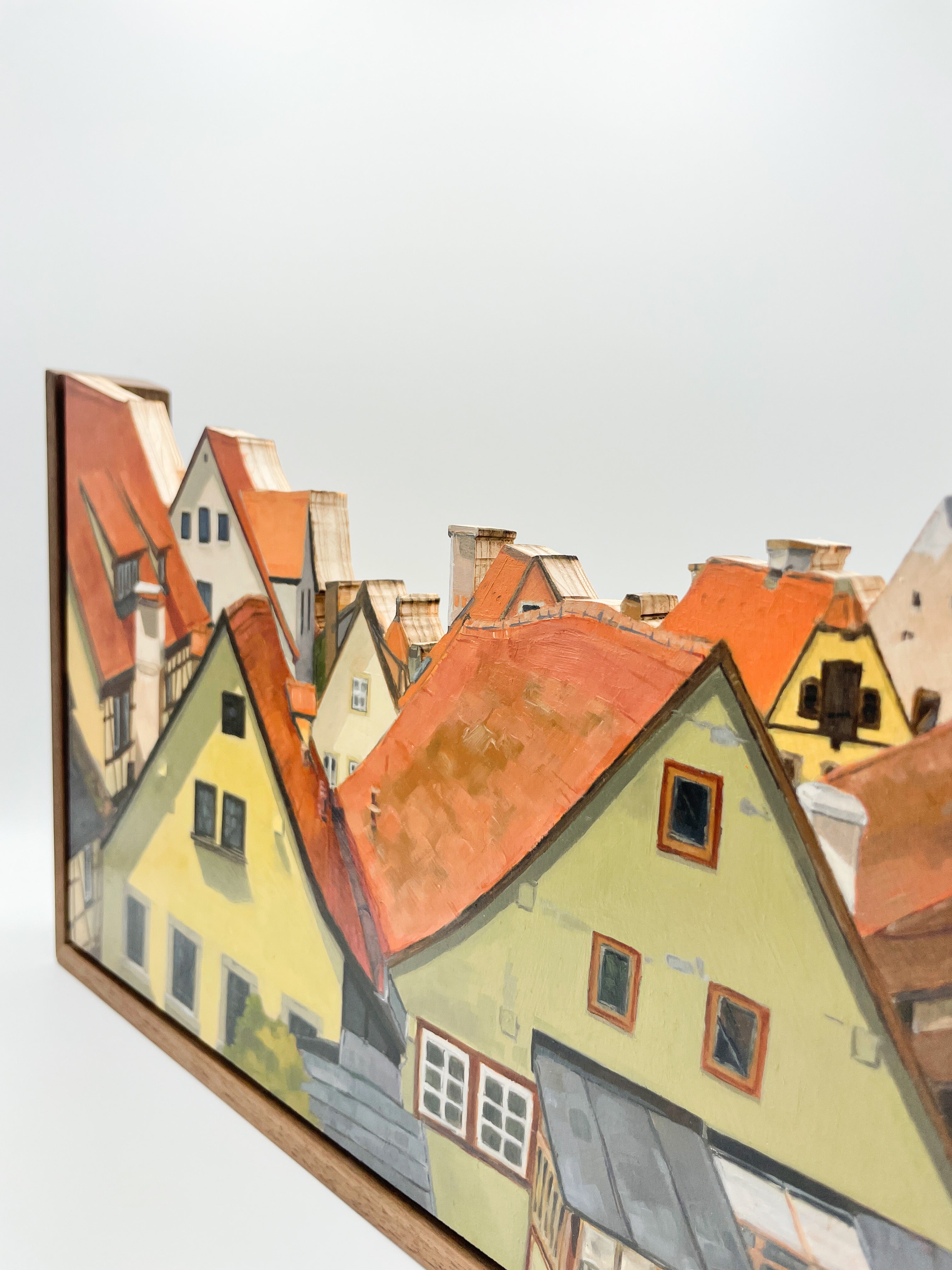 Tower Wall Skyline, Rothenburg ob der Tauber by Katie Heiner Shupe