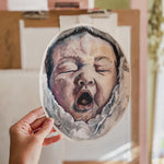 Load image into Gallery viewer, Newborn Yawn by Spencer Welch
