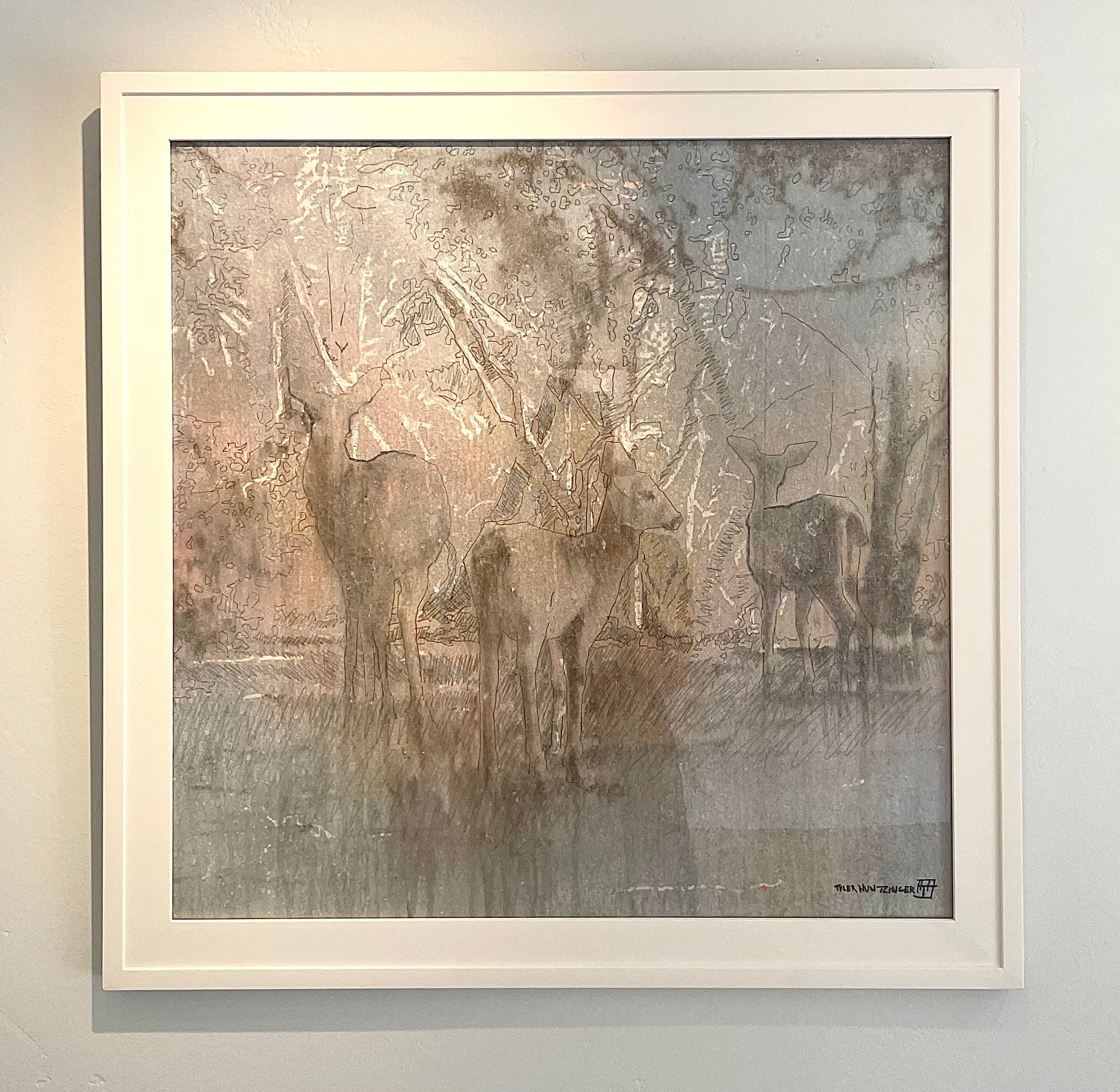 Deer Visitors Study #1 by Tyler Huntzinger