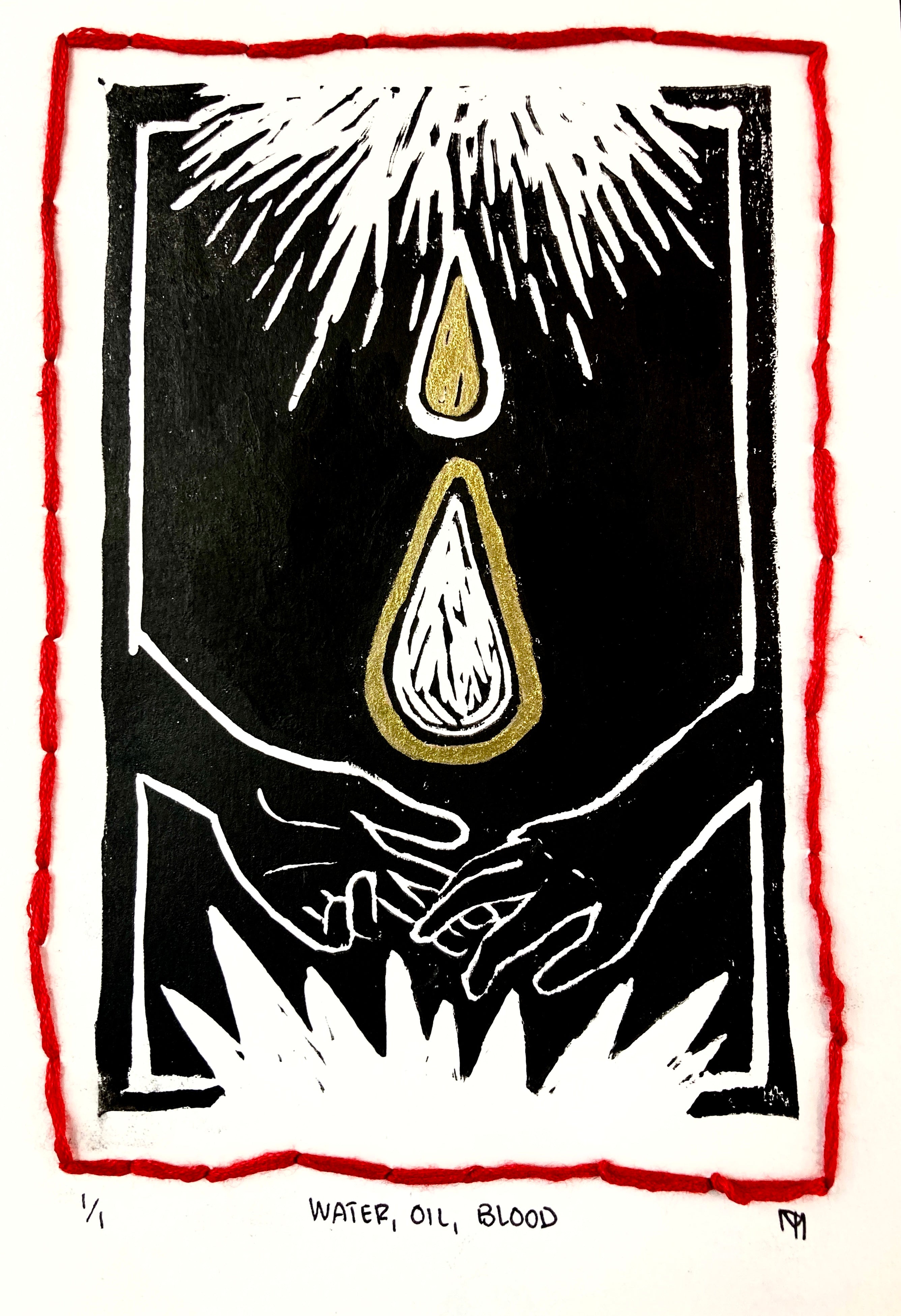 Offerings Triptych by Maddison Tenney
