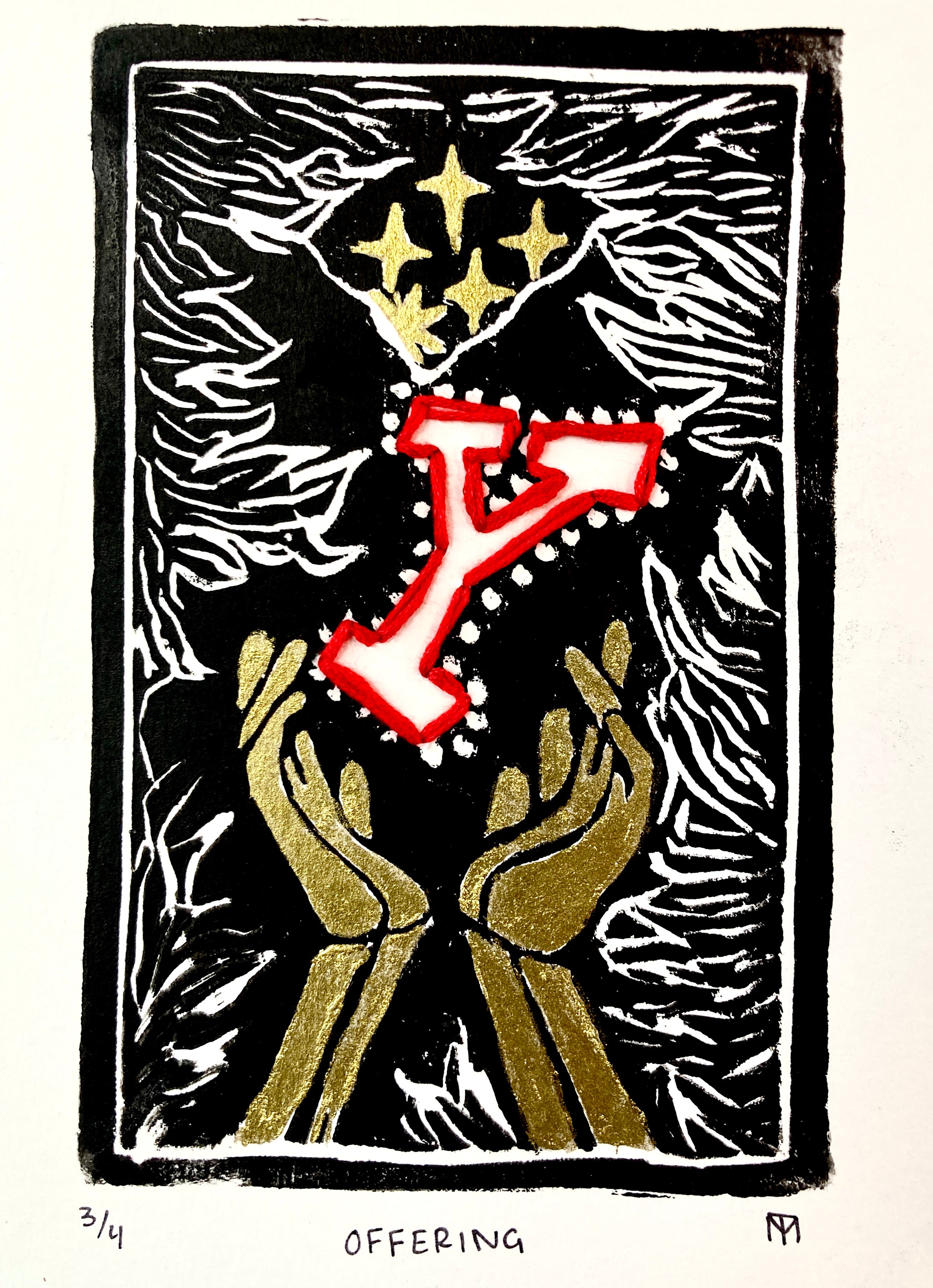 Offerings Triptych by Maddison Tenney
