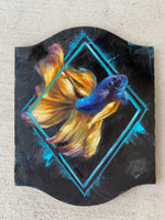 Load image into Gallery viewer, Bright Betta Fish by Heather Olsen
