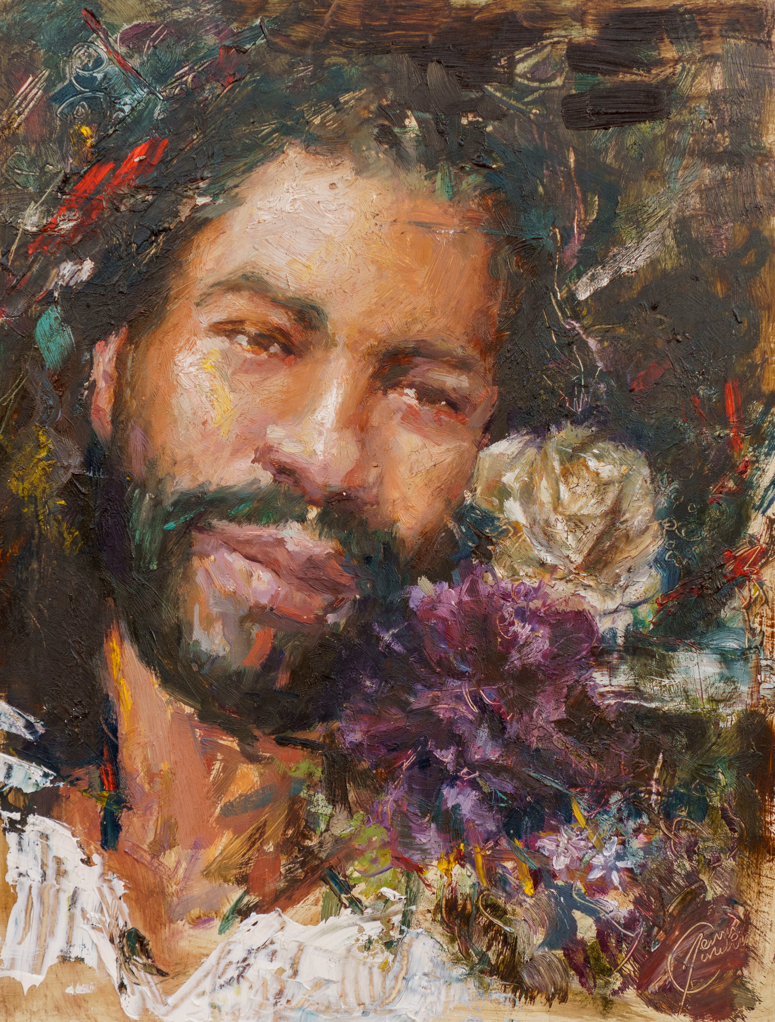 Christ and the Blossoms by Jenna Conlin