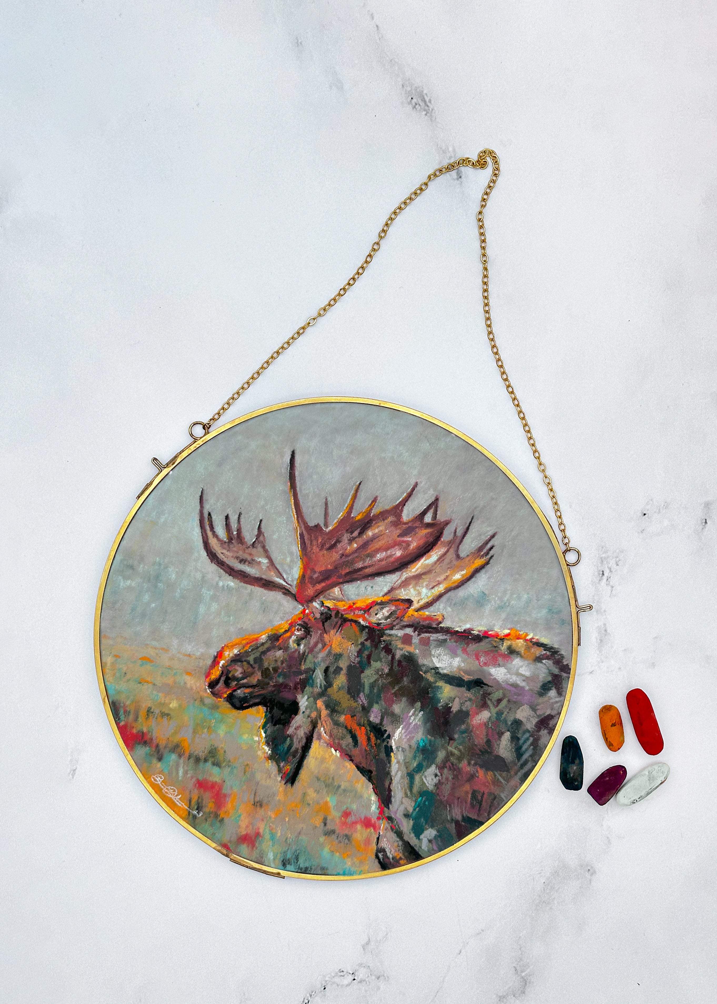 Smoke Mountain Moose by Breanna Klamm Whitlock