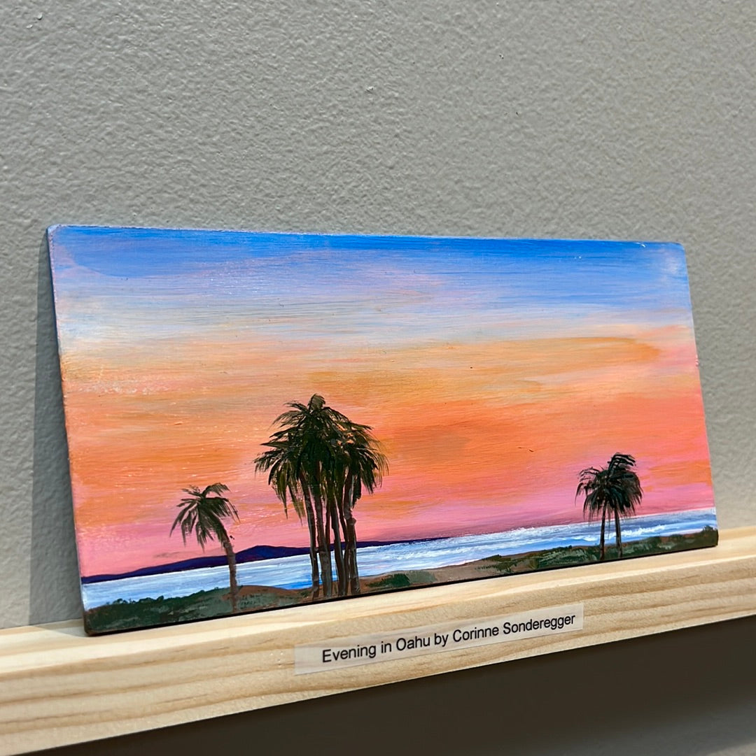 Evening in Oahu by Corinne Sonderegger