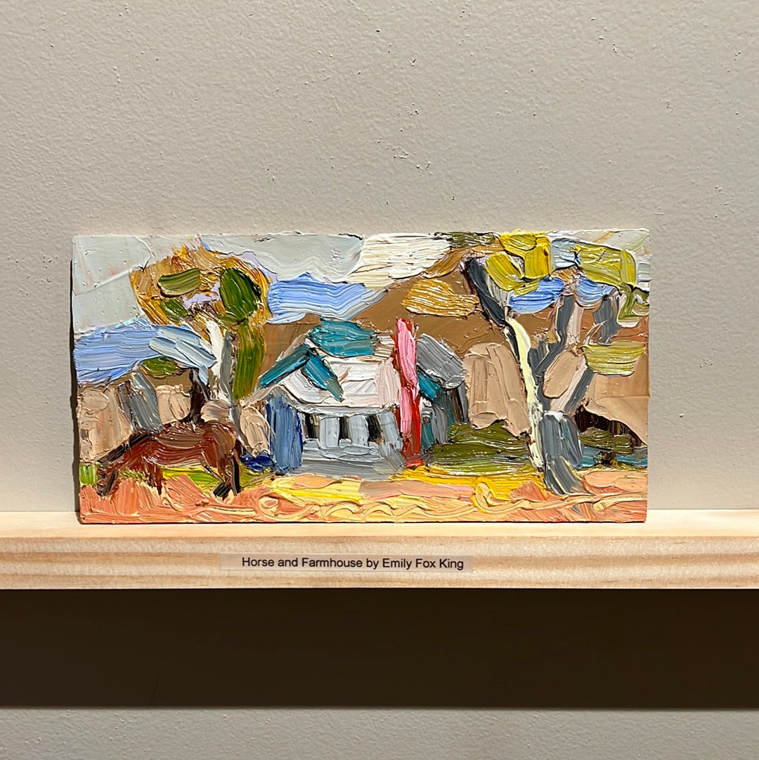 Horse and Farmhouse by Emily Fox King